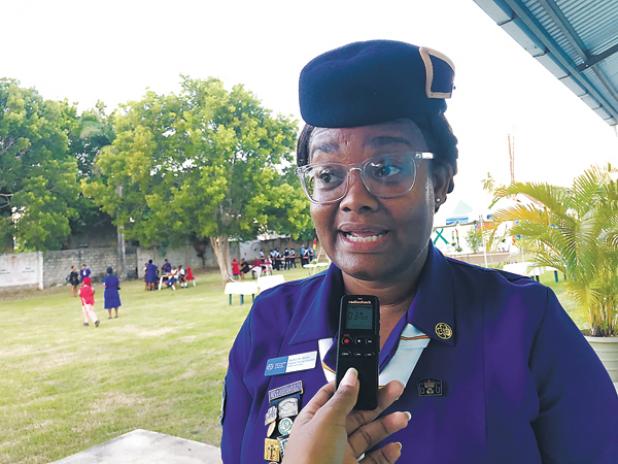 Nadia Skeete, Chief Commissioner of the Girl Guides Association of Barbados.
