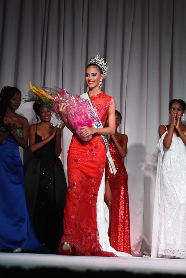 Newly crowned Miss Universe Barbados, Shannon Harris.