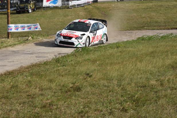 SOL Provisional leader after eight stages was Jeffrey Panton – JAM/Michael Fennell Jnr – JAM in the (WRC-1 Rubis/Sandals Barbados/KIG Ford Focus WRC06) and he had a good start to his title defence.