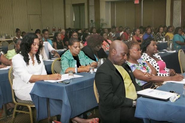 Some of those in attendance at the Nurses Week Seminar yesterday at the Hilton Hotel.