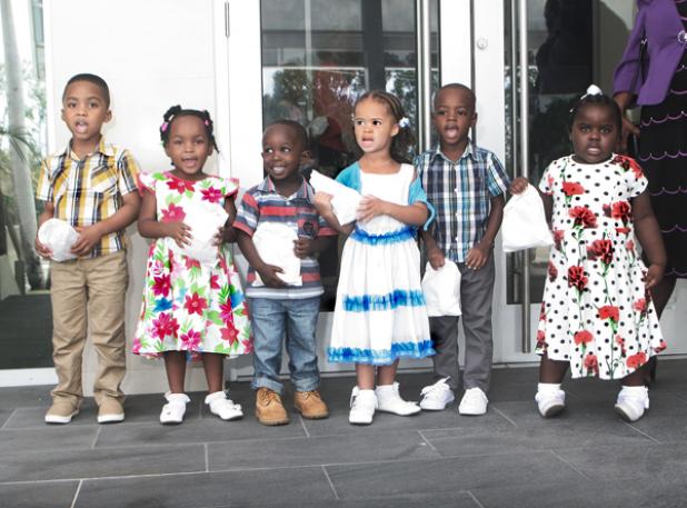 The children of the Joan Arundell Day Nursery recited “Train up a Child”.