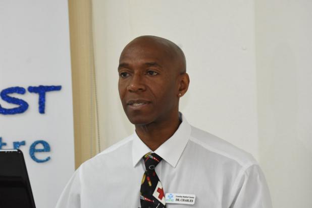 Managing Director of Sandy Crest Medical Centre Dr. Brian Charles. 