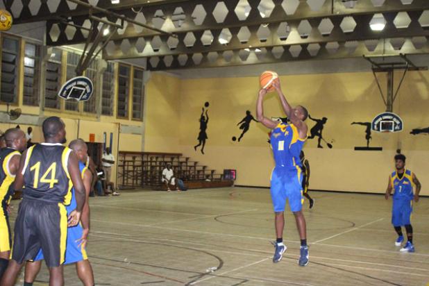 Barbados Lumber Company Laker Keefe Birkett has been one of the better players on the court, leading his team to the top so far with only 3 losses for the season and 10 wins.