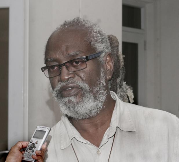 Chair of the Planning Committee and Artistic Director of the Baobob Festival, Winston Farrell, speaking with The Barbados Advocate recently, on the sidelines of the cultural arts lecture, at the Queen’s Park Steel Shed.