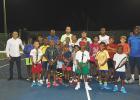 Fun was had by all in the Barbados Cup Junior Tennis tournament Youth clinic at the Barbados Tennis Centre.