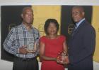 Educators, William Grazette and Angela Butcher, were recognised by the Barbados Union of Teachers’ (BUT) President, Pedro Shepherd, for their contribution to the profession – each serving 40 years – during the President's Reception on Monday night.