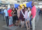 Team Shannon! Miss Universe Barbados, Shannon Harris (centre) surrounded by family, friends and Crown Events Incorporated, the license holder for Miss Universe Barbados.