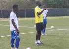 Former Queens Park Rangers Academy Coach, Madalisto Mkoloma, is one of three coaches working with the Under-17 Boys team. 